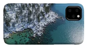 East Shore Winter Aerial By Brad Scott - Phone Case