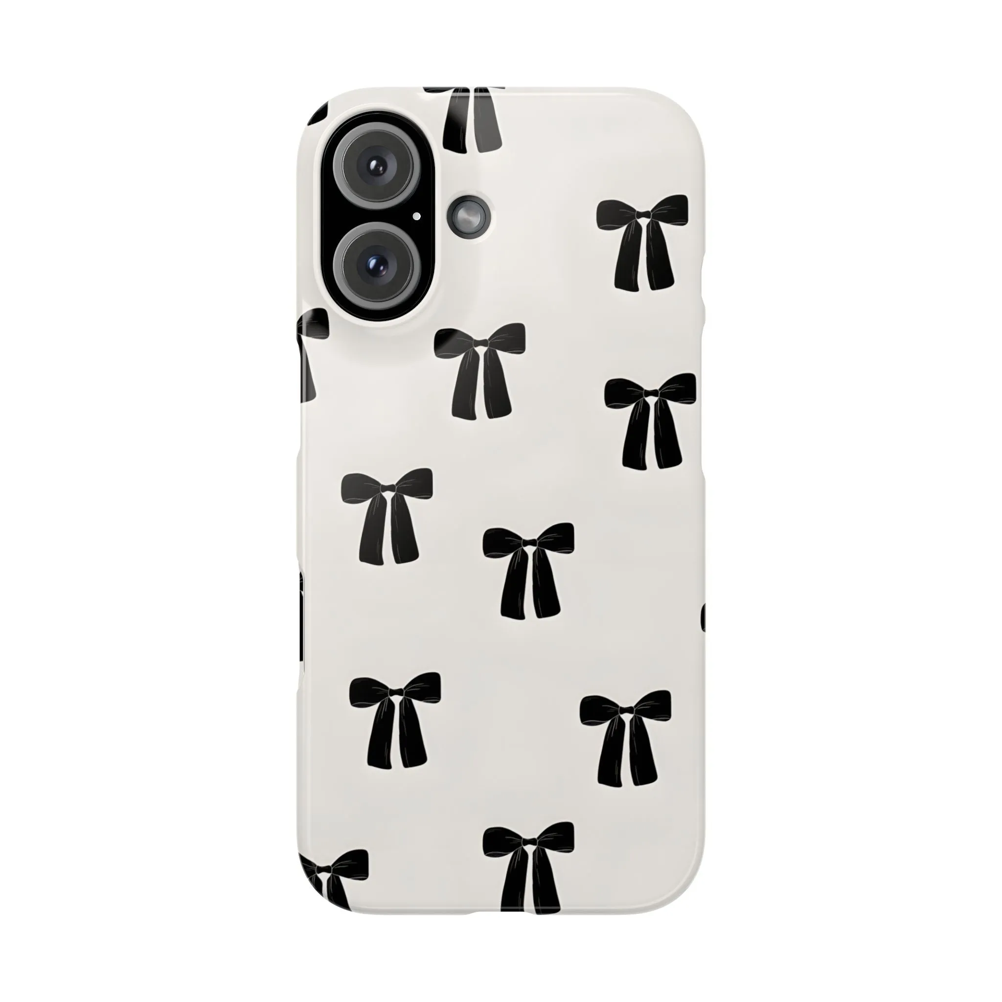 Eboné Bow Chic Slim Phone Case - Aesthetic, Trendy, and Impact-Resistant