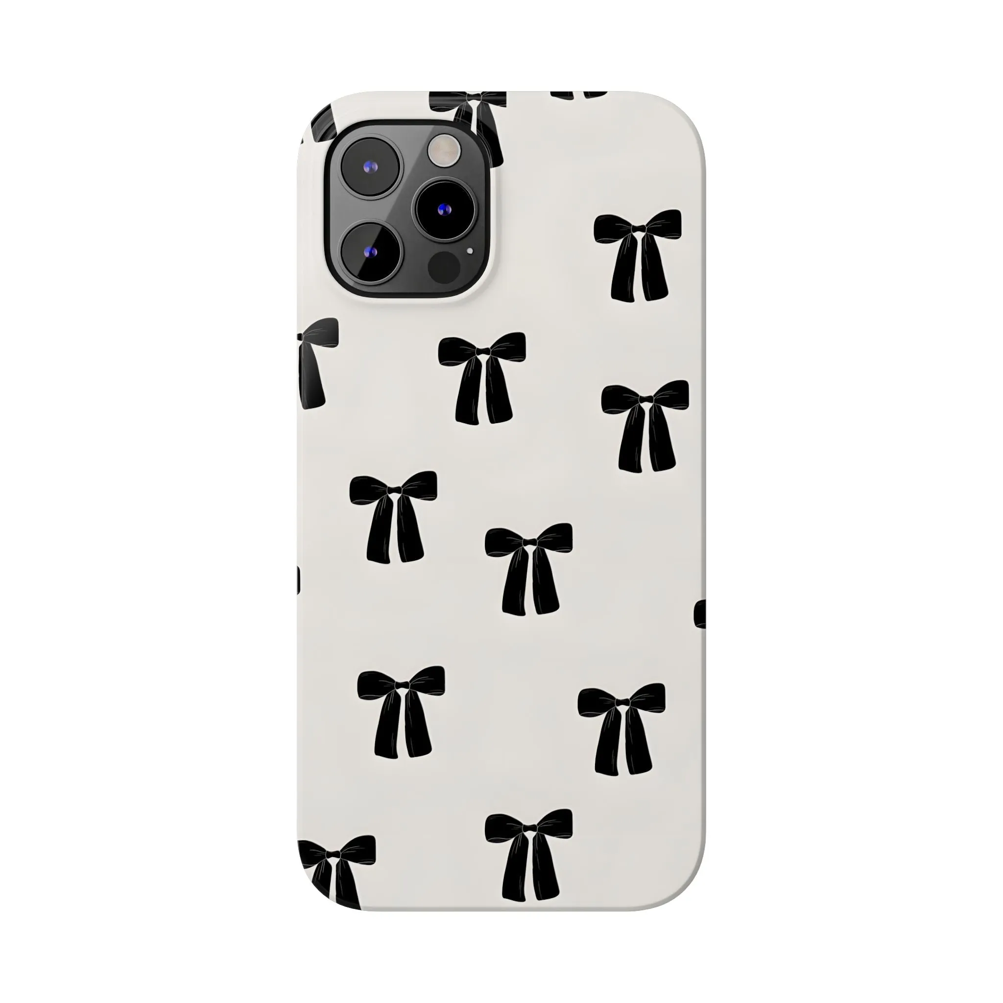 Eboné Bow Chic Slim Phone Case - Aesthetic, Trendy, and Impact-Resistant