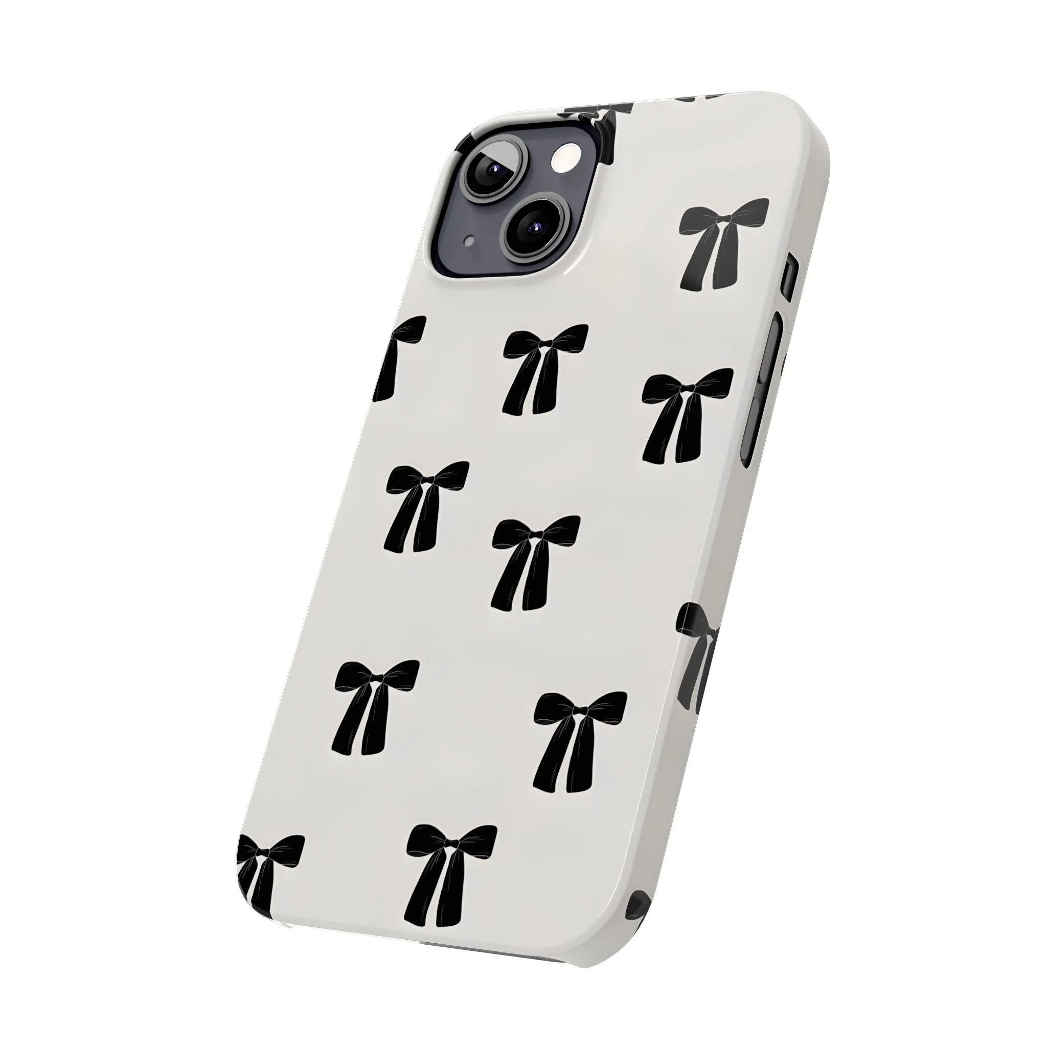 Eboné Bow Chic Slim Phone Case - Aesthetic, Trendy, and Impact-Resistant