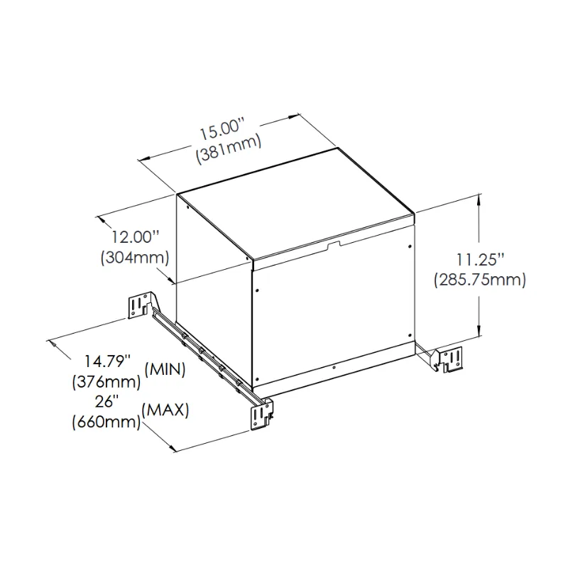 Eurofase 30530 AT/IC Box for Tango TGO1R Round Trim/Trimless Series