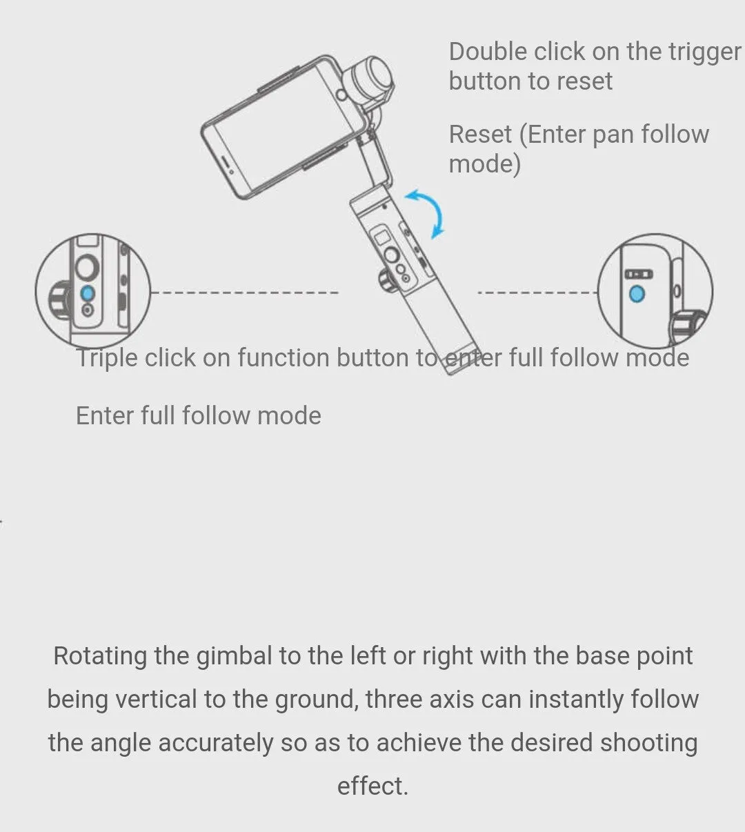 FeiyuTech SPG2 FREE Extension Pole (Smartphone Gimbal Stabilizer) - 1 Year Local Warranty