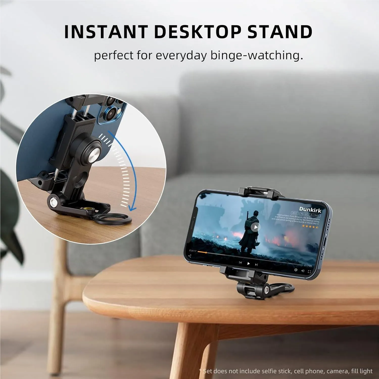 FireFly FPH-H3 Flip & Rotate Mobile Phone Holder