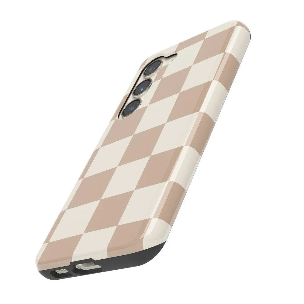 Fit Check | Neutral Checkerboard Samsung Case