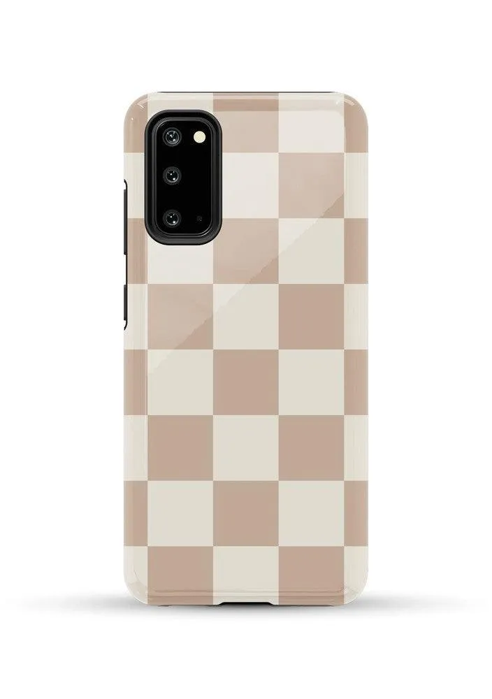 Fit Check | Neutral Checkerboard Samsung Case