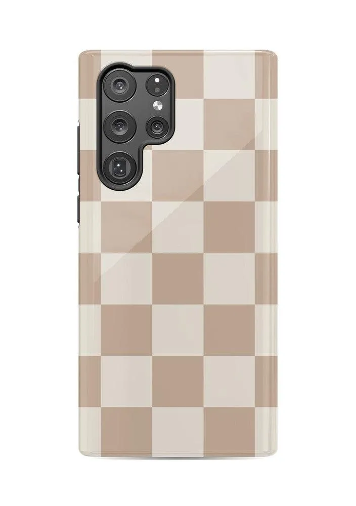 Fit Check | Neutral Checkerboard Samsung Case