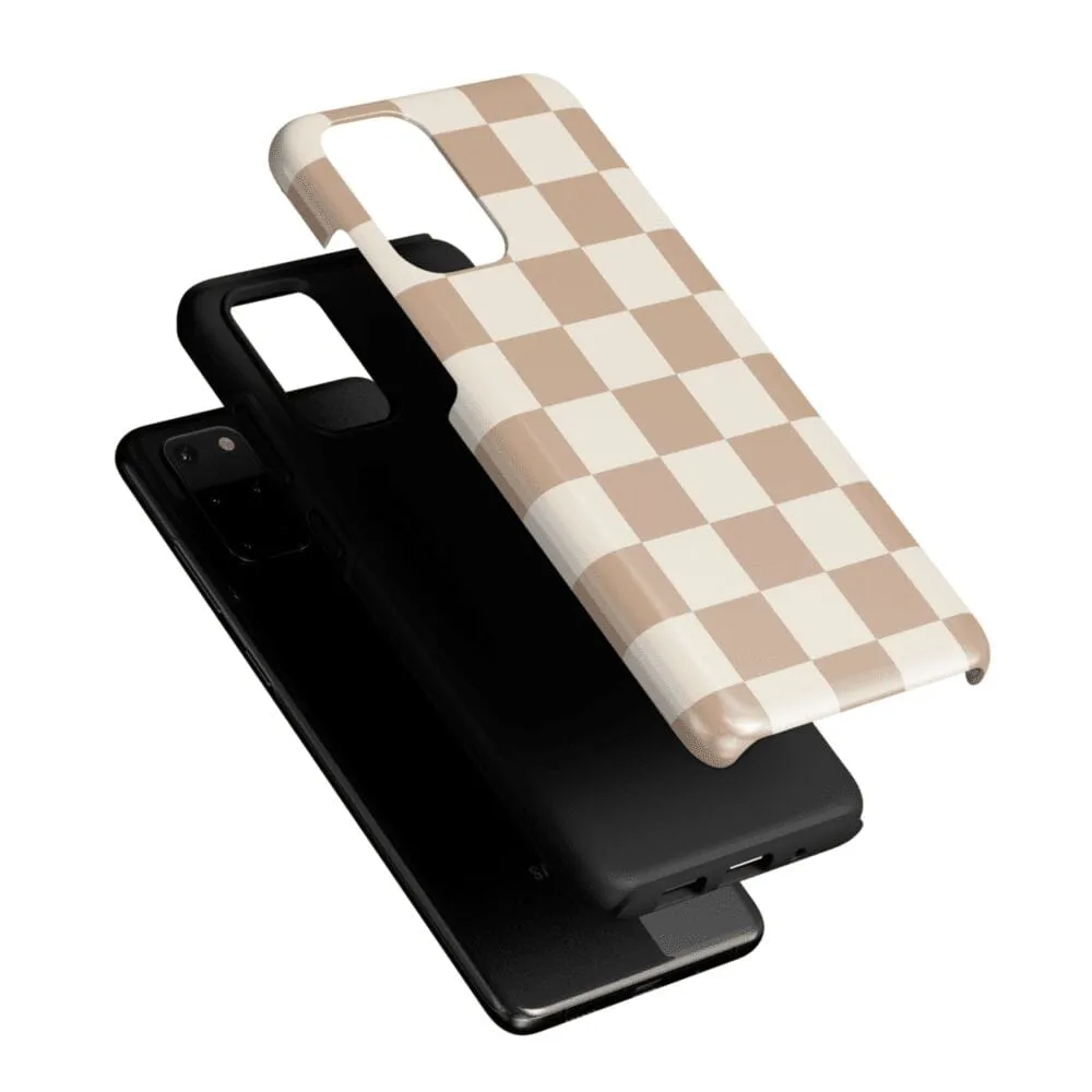 Fit Check | Neutral Checkerboard Samsung Case