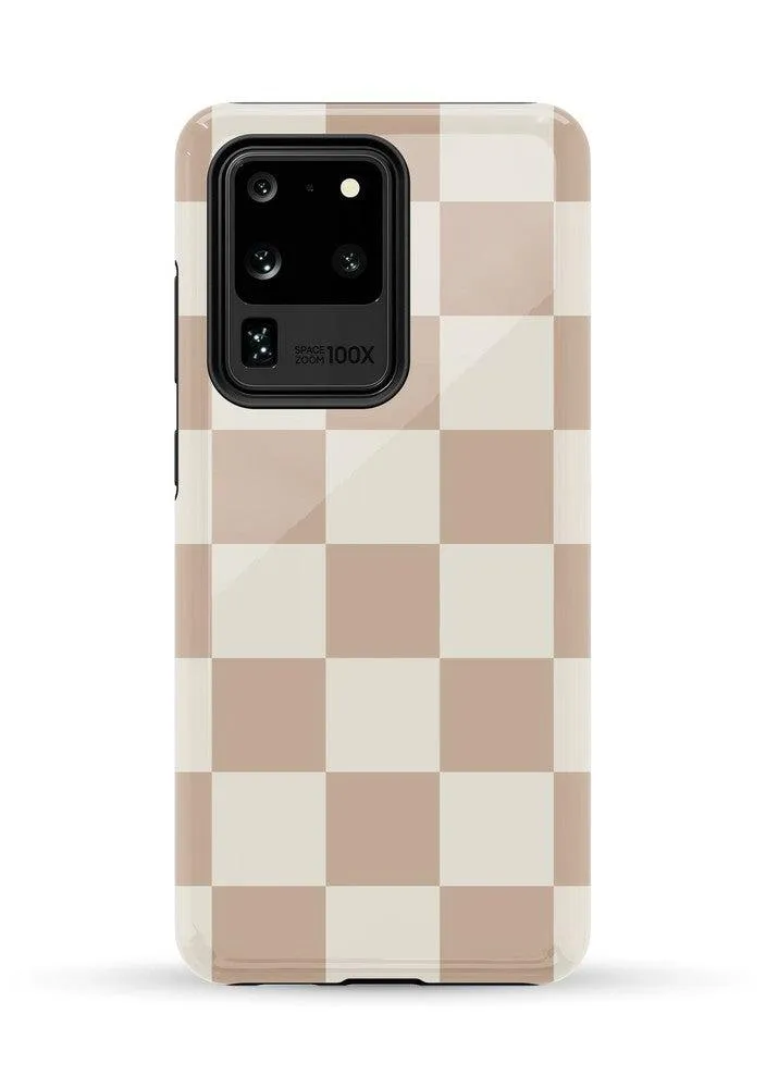 Fit Check | Neutral Checkerboard Samsung Case