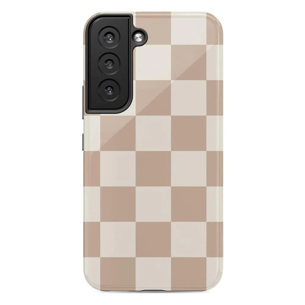 Fit Check | Neutral Checkerboard Samsung Case