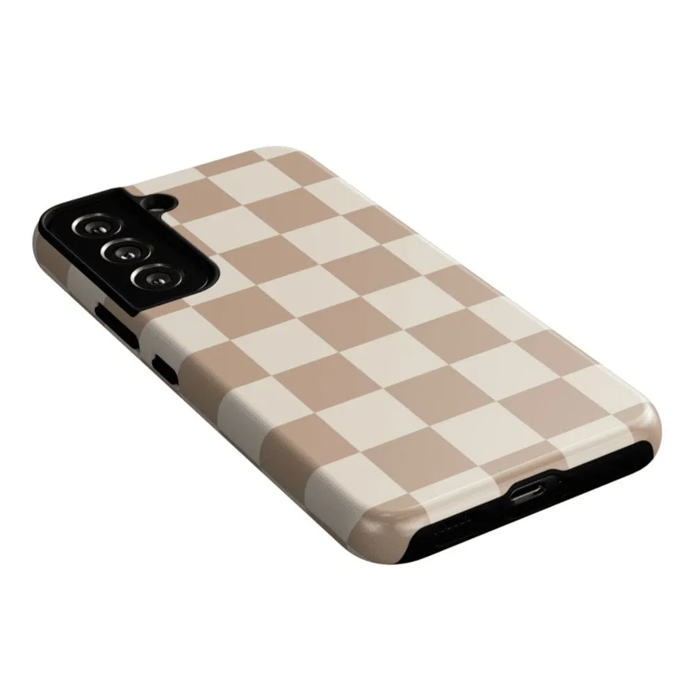 Fit Check | Neutral Checkerboard Samsung Case