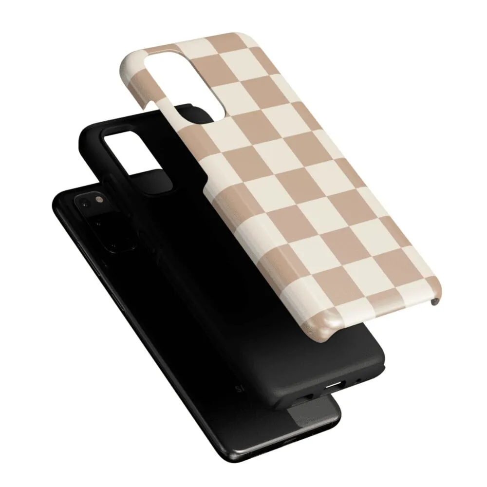 Fit Check | Neutral Checkerboard Samsung Case