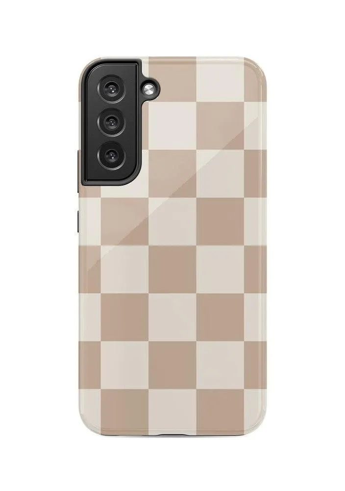 Fit Check | Neutral Checkerboard Samsung Case