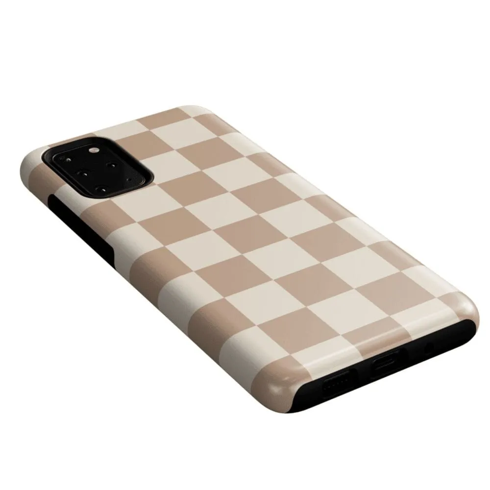 Fit Check | Neutral Checkerboard Samsung Case