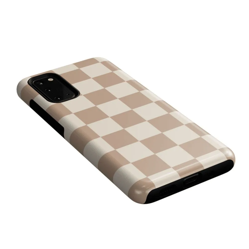 Fit Check | Neutral Checkerboard Samsung Case