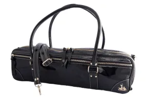 Fluterscooter - Black Patent Leather Bag