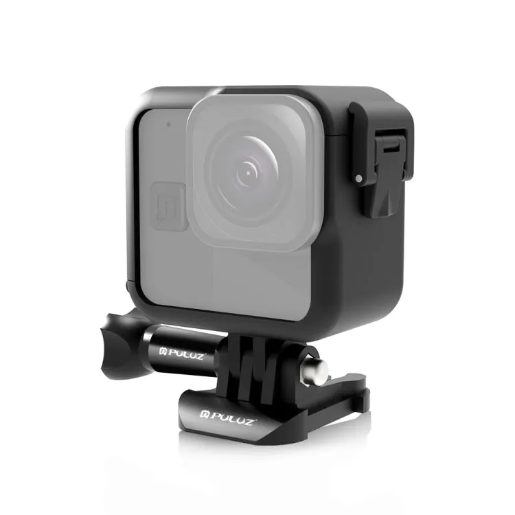 For GoPro Hero11 Black Mini PULUZ PC Plastic Border Frame with Buckle Basic Mount & Screw(Black)