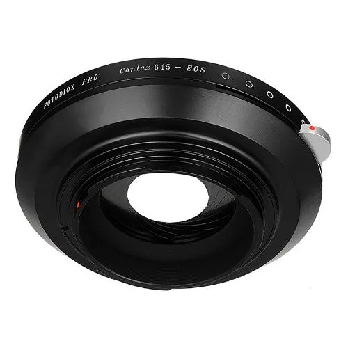 Fotodiox Pro Lens Mount Shift Adapter - Contax 645 (C645) Mount Lenses to Fujifilm Fuji X-Series Mirrorless Camera Body