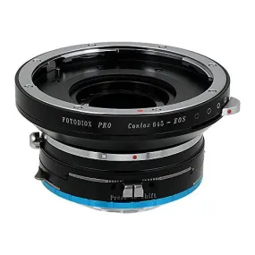 Fotodiox Pro Lens Mount Shift Adapter - Contax 645 (C645) Mount Lenses to Fujifilm Fuji X-Series Mirrorless Camera Body