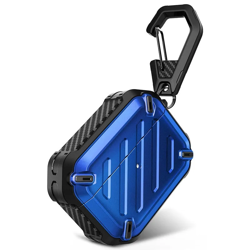 Full-Body Rugged Protective Case with Carabiner For Airpods