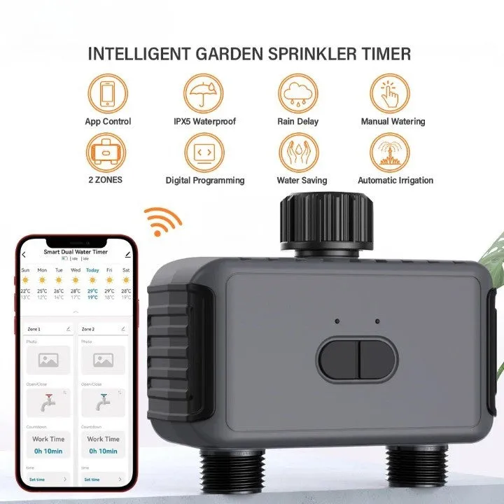 Garden Irrigation App-Controlled Automatic Timer