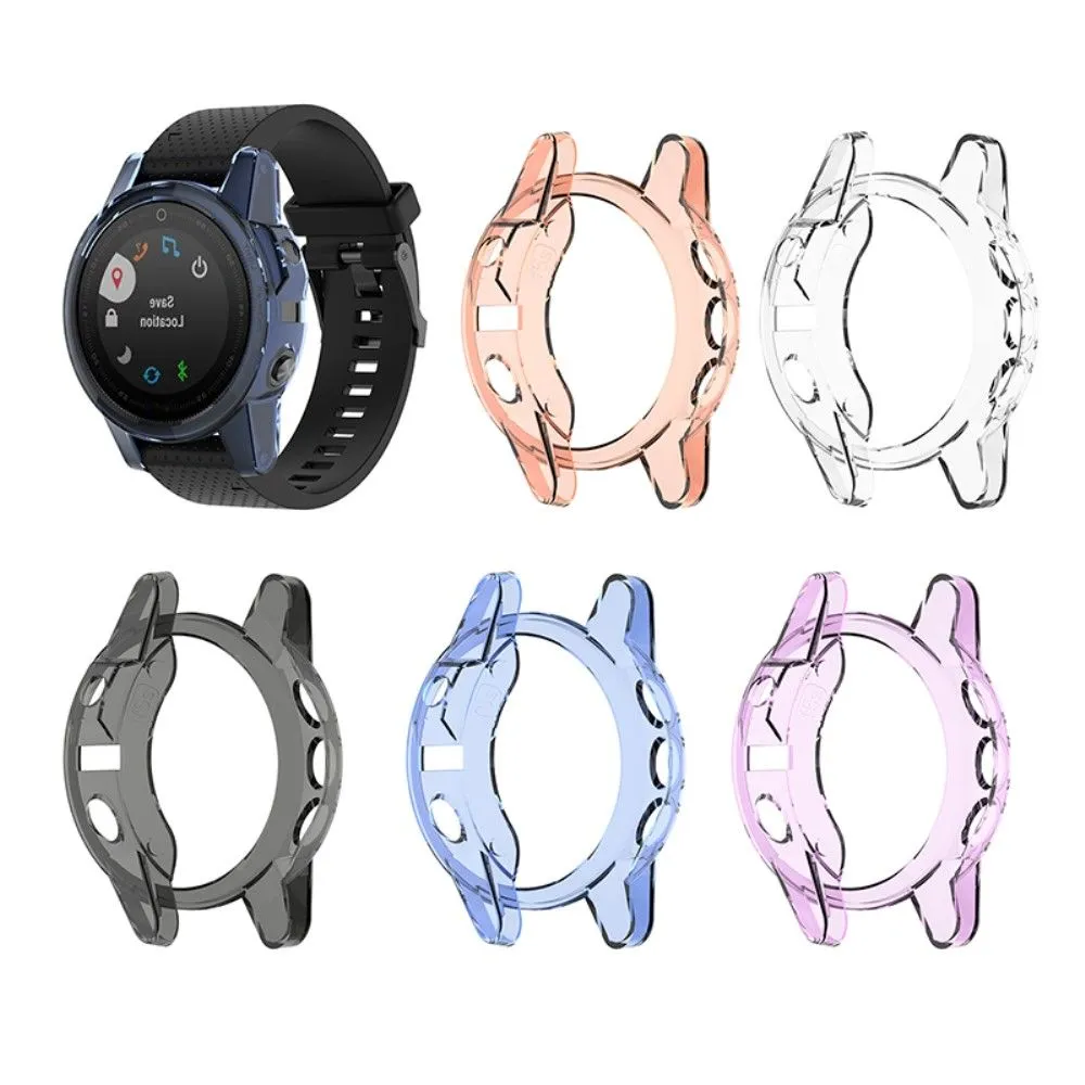 Garmin Fenix 5S / 5S Plus transparent cover - Transparent Blue