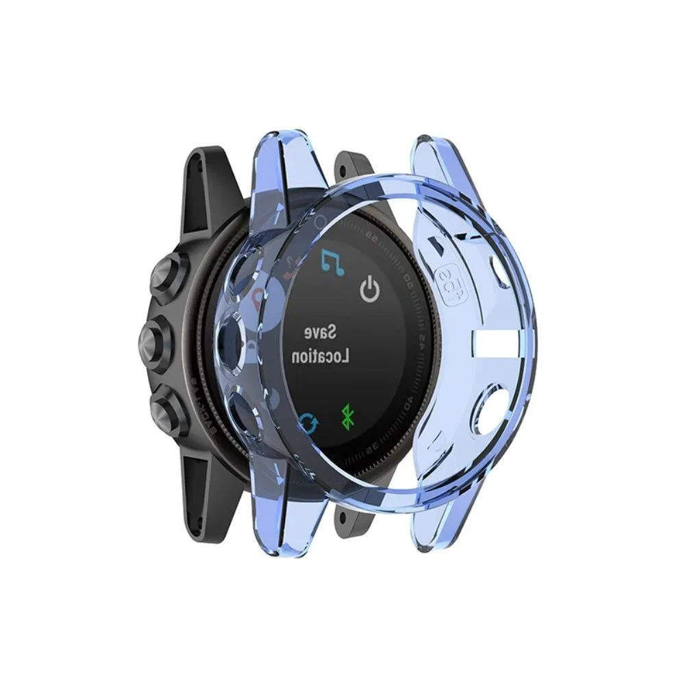 Garmin Fenix 5S / 5S Plus transparent cover - Transparent Blue