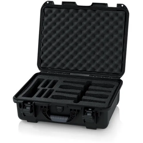 Gator GM-04-WMIC-WP Waterproof Wireless-Microphone Case - 4 Microphones