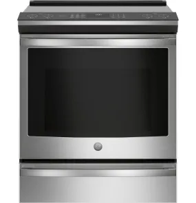 GE Profile Stainless Steel 30" Slide-In Induction Range (5.3 Cu. Ft.) - PCHS920YMFS