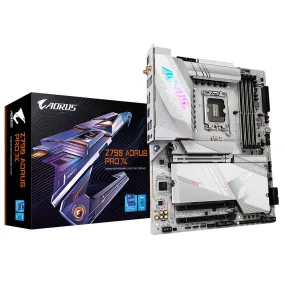 Gigabyte Z790 Aorus Pro X Motherboard - Supports Intel 14Th Gen Cpus, 18 1 2 Phases Vrm, Up To 8266Mhz Ddr5 (Oc), 1Xpcie