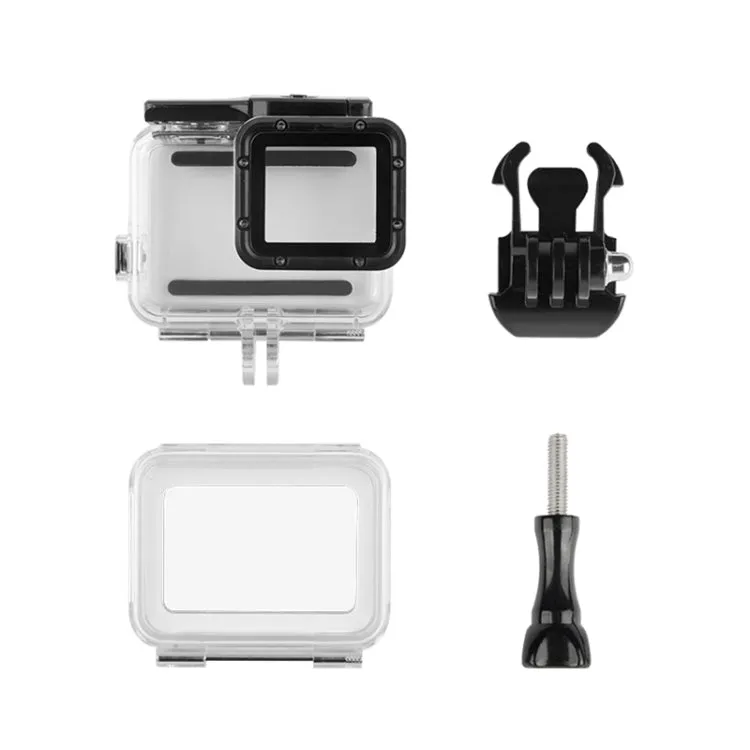 GP452 Waterproof Case   Touch Back Cover for GoPro HERO7 White / Silver