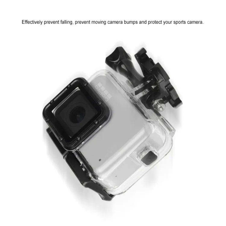 GP452 Waterproof Case   Touch Back Cover for GoPro HERO7 White / Silver