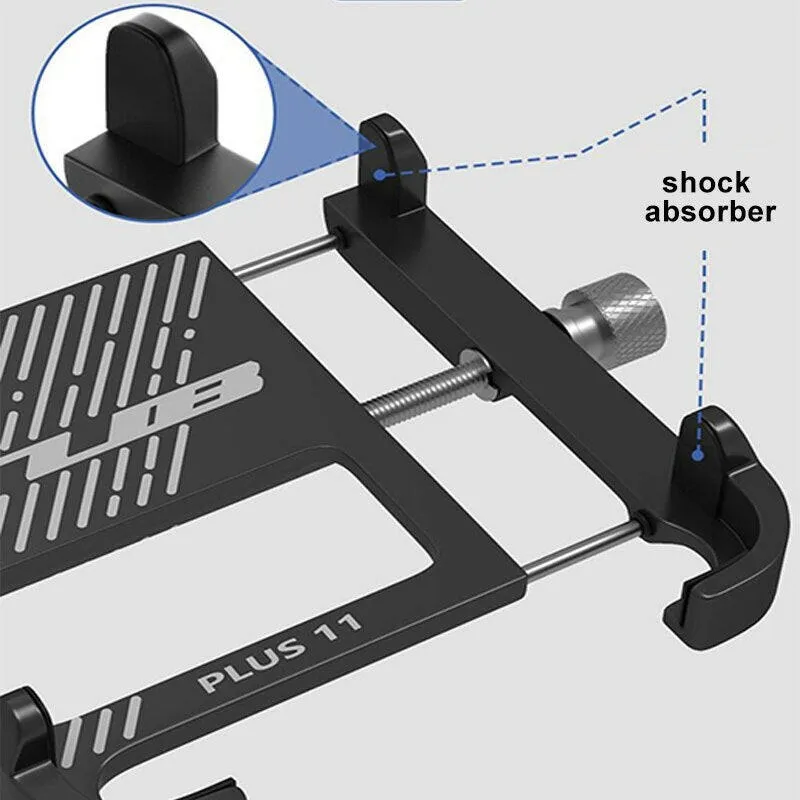 GUB PLUS 11 Bicycle Aluminum Alloy Mobile Phone Holder Mountain MTB Bike Motorcycle Electric Bicycle Bracket Cell Phone Stand