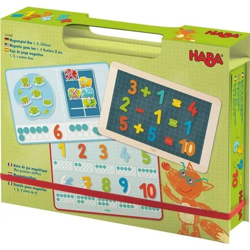 HABA Magnetic Game Box 1 2 Numbers & You