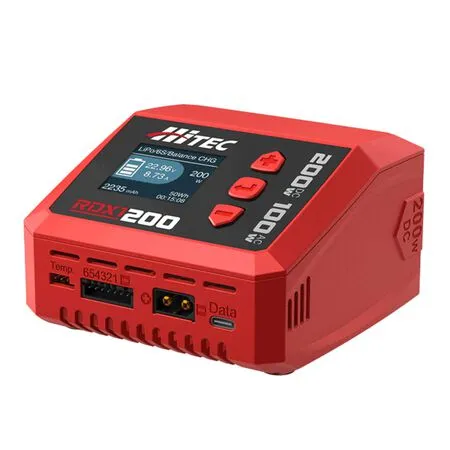 Hitec RDX1 200 AC/DC Smart Balance Charger (AC) 100W / (DC) 200W