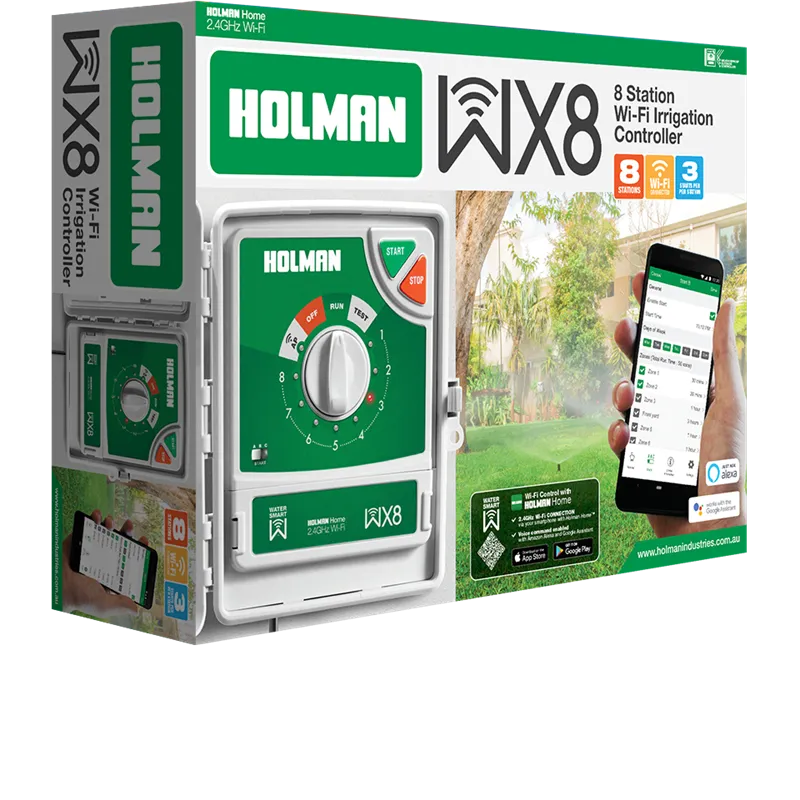 Holman WX8 Wi-Fi Irrigation Controller Station