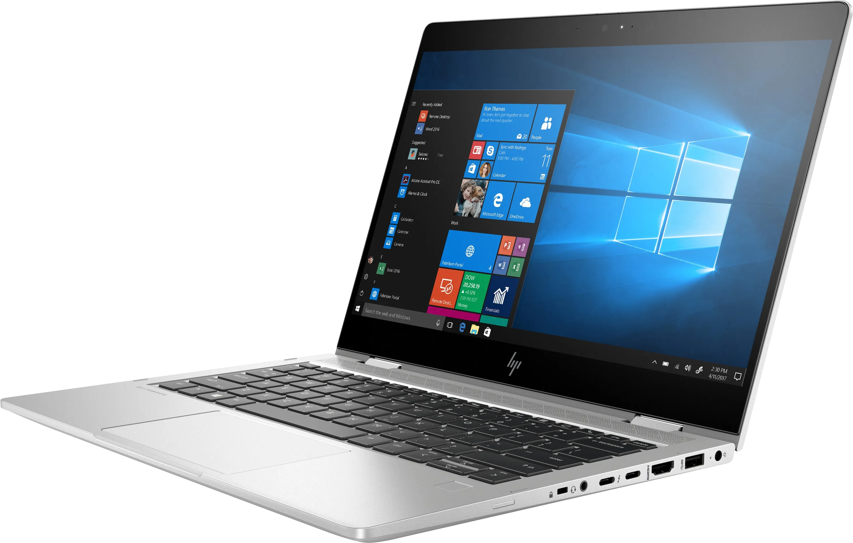 HP EliteBook x360 830 G6 13.3" FHD (Touch) Convertible Notebook, Intel i7-8565U, 1.80GHz, 16GB RAM, 512GB SSD, Win10P - 7NK39UT#ABA