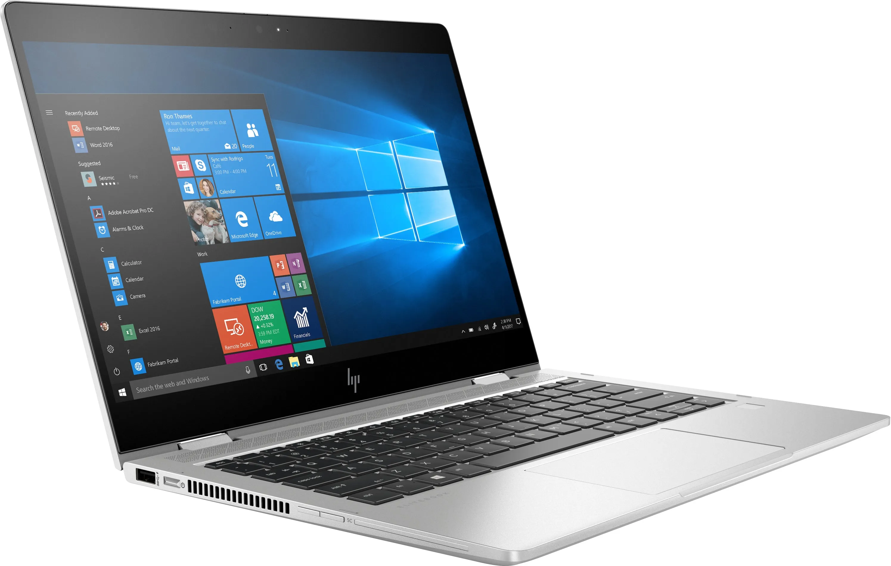 HP EliteBook x360 830 G6 13.3" FHD (Touch) Convertible Notebook, Intel i7-8565U, 1.80GHz, 16GB RAM, 512GB SSD, Win10P - 7NK39UT#ABA