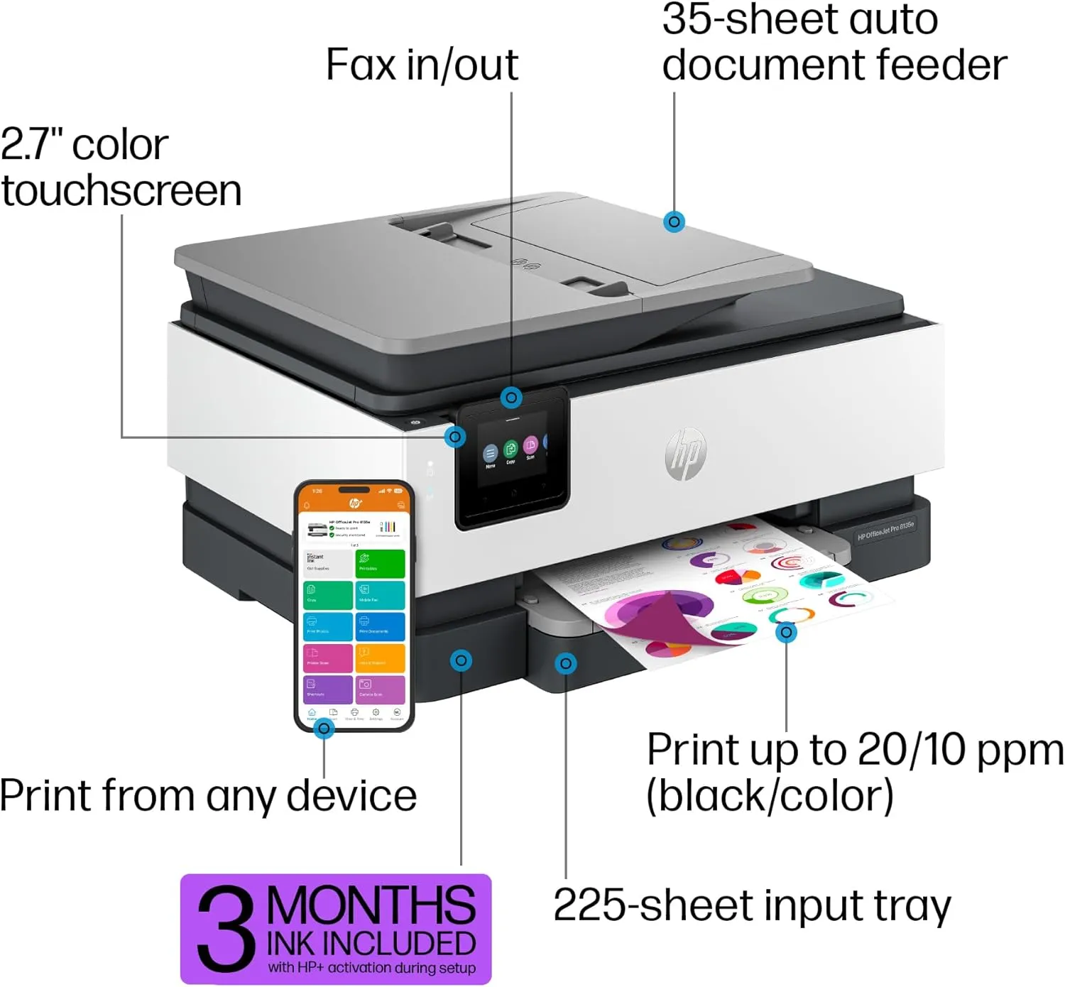 HP OfficeJet Pro 8135e All-in-One Printer