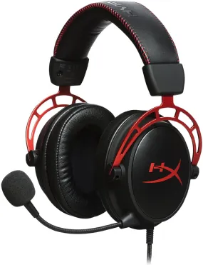 HyperX HX-HSCA-RD/AS Cloud Alpha Gaming Headset, Dual Chamber Drivers, Detachable Microphone for PC, PS4, Xbox One and Mobile Devices