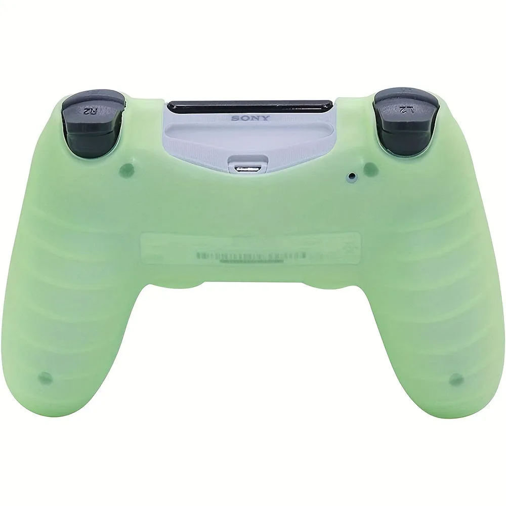 Illuminate Your Gaming Glow-in-the-Dark Silicone Grip Protective Case for PS4 Slim/Pro Controllers