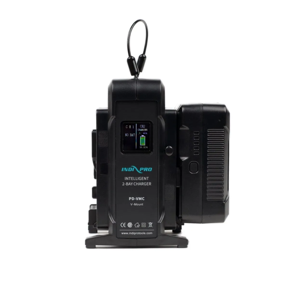 Indipro Dual V-Mount 14.4V Battery Intelligent Charger