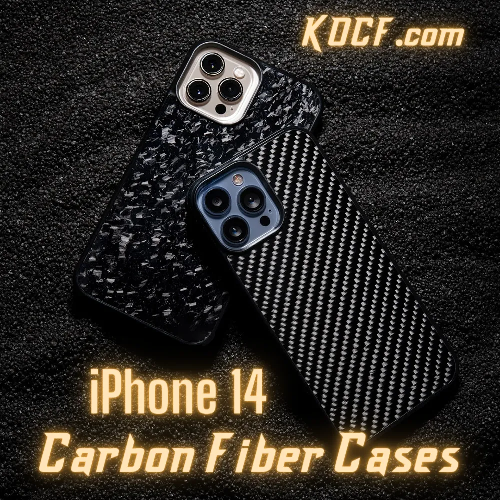 iPhone 14 / 14 Pro / 14 Pro Max / Plus - Real Carbon Fiber Phone Case