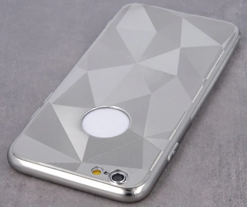 iPhone 6 / 6S Geometric Protective Cover - Silver