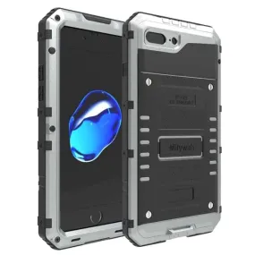 iPhone 7 Plus Cases Silver Waterproof Gorilla Case