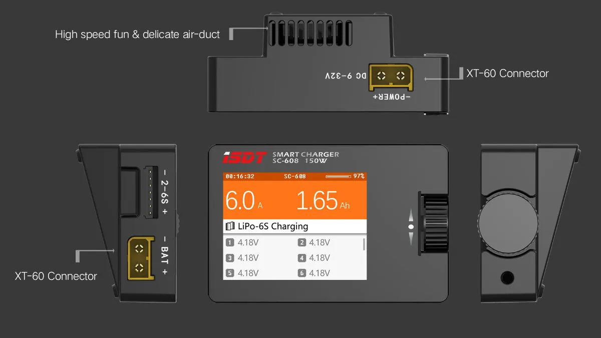 iSDT SC-608 Compact Smart Charger