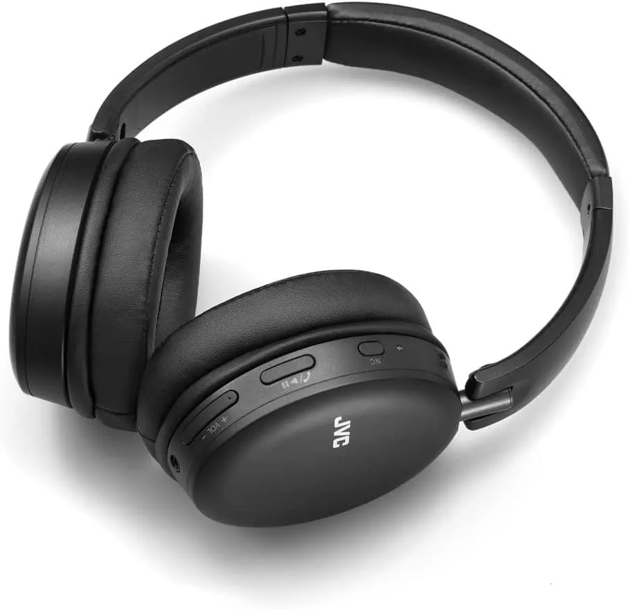 JVC HAS91N Noise Cancelling Bluetooth Headphones - Black