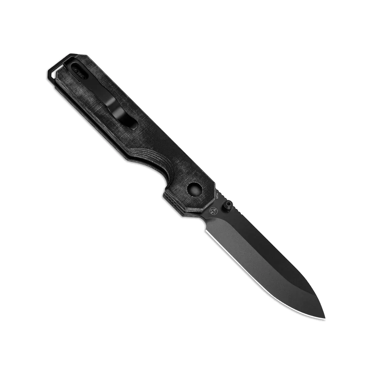 Kizer KUH Gentleman Pocket Knife 3.19in Black 154cm Blade Black Micarta Handles