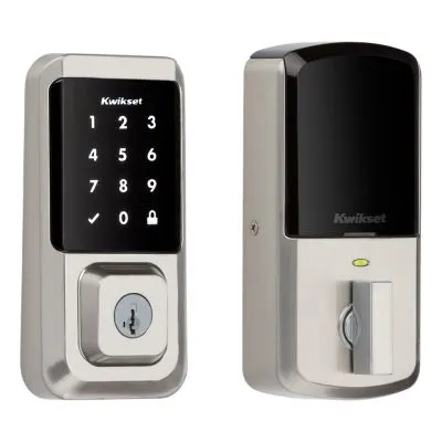 Kwikset Halo Touchscreen Wi-Fi Enabled Smart Lock, Satin Nickel