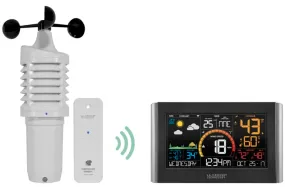 La Crosse V21-WTH Weather Station, Battery, 32 to 122 deg F Indoor, -40 to 140 deg F Outdoor, 0 to 111 mph Wind :EA: QUANTITY: 1