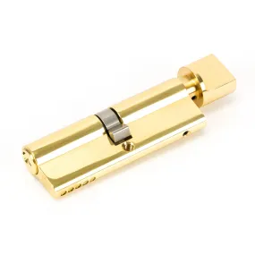 Lacquered Brass 45/45 5pin Euro Cylinder/Thumbturn | From The Anvil